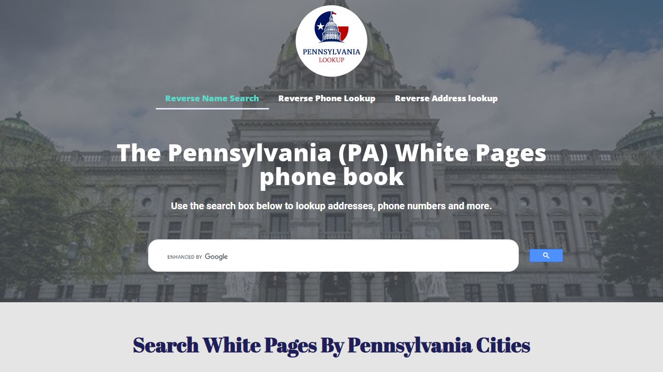Pennsylvania White Pages - pennsylvanialookup.org
